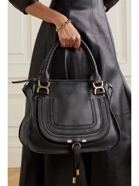 chloe marcie medium satchel bag|chloe marcie shoulder bag black.